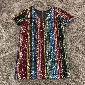 LuLus Sequin Dress
